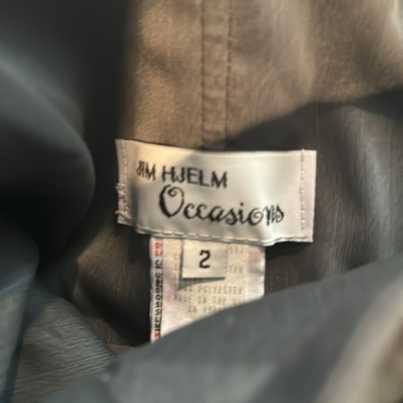 Jim Hjelm Occasions pewter gray dress - Picture 8 of 11